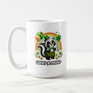 Gelukkig en trots Klaverstinkdier Koffiemok
