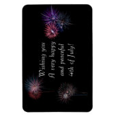 Gelukkig en vreedzaam op 4 juli magneet (Verticaal)