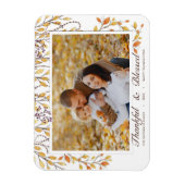 Gelukkig en zegend Happy Thanksgiving Herfst Folia Magneet (Verticaal)