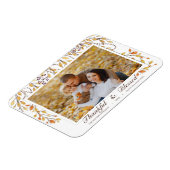 Gelukkig en zegend Happy Thanksgiving Herfst Folia Magneet (Linkerzijde)