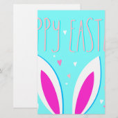 gelukkig esster bunny briefpapier (Voorkant / Achterkant)