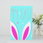 gelukkig esster bunny briefpapier (Staand voorkant)