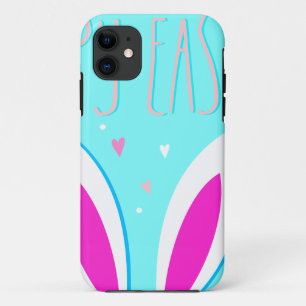 gelukkig esster bunny iPhone 11 hoesje