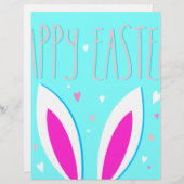 gelukkig esster bunny custom briefhoofd (Voorkant / Achterkant)