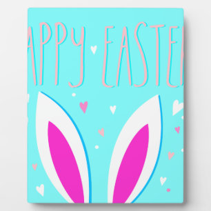 gelukkig esster bunny fotoplaat