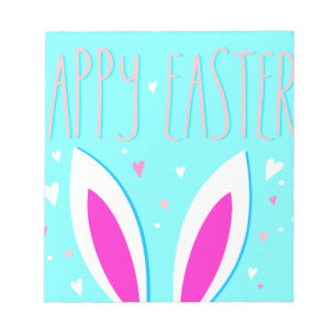 gelukkig esster bunny notitieblok