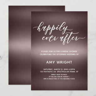 Gelukkig Ever na op Roos Gold Vrijgezellenfeest Kaart