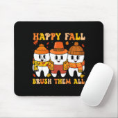 Gelukkig Fall Bruhem Alle Tanden Thanksgiving Tand Muismat (Met muis)