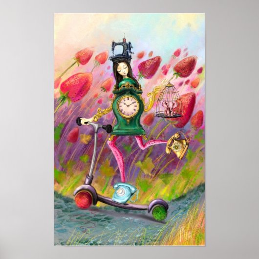 Gelukkig Fantasie Poster (Voorkant)