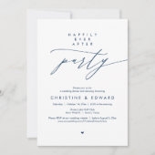 Gelukkig feest na het huwelijk, modern huwelijksdi kaart (Voorkant)