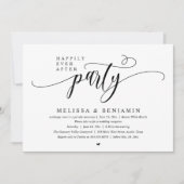 Gelukkig feest na het huwelijk, ontvangst Modern M Kaart (Voorkant)