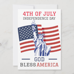 Gelukkig feest op de vierde dag van de onafhankeli