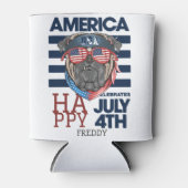 Gelukkig feest op de vierde dag van de onafhankeli blikjeskoeler (Voorkant)