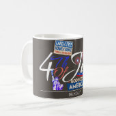 Gelukkig feest op de vierde dag van de onafhankeli koffiemok (Voorkant links)