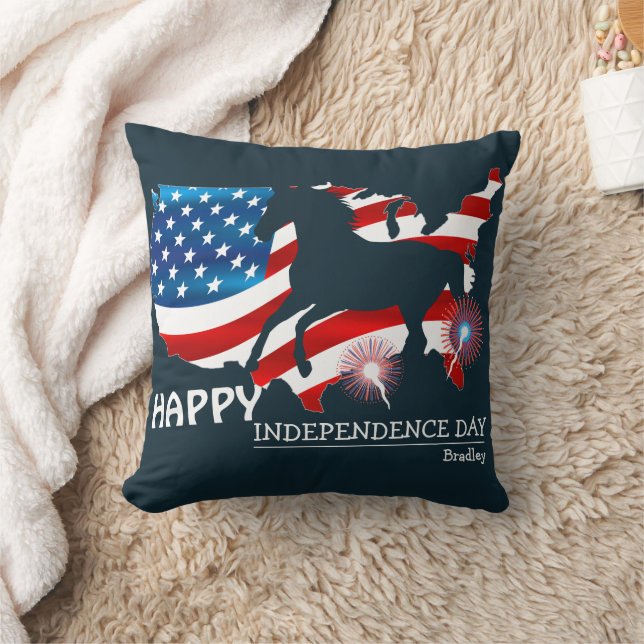 Gelukkig feest op de vierde dag van de onafhankeli kussen (Deken)