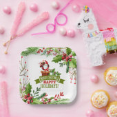 Gelukkig feest papier bord (Feest)