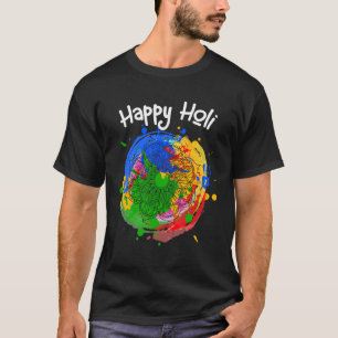Gelukkig feest van de kleuren Happy Holi 2023 voor T-shirt