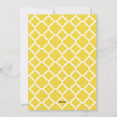 Gelukkig Feestdagen Modern Quatrefoil Pattern Foto Feestdagenkaart (Achterkant)