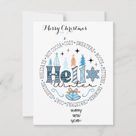 Gelukkig Feestdagenkaart (Voorkant)