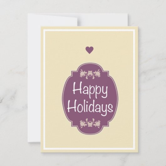 Gelukkig Feestdagenkaart (Voorkant)