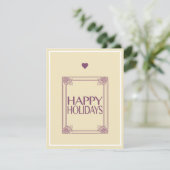 Gelukkig Feestdagenkaart (Staand voorkant)