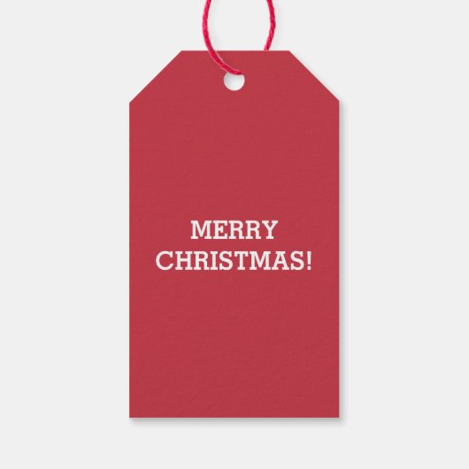 Gelukkig Feestelijk Polar Beer met Santa Hat Gift Cadeaulabel (Achterkant)