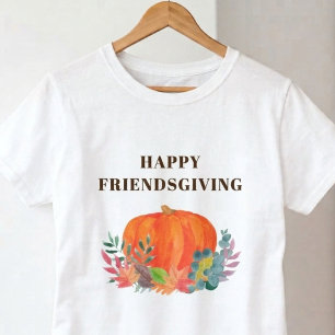 Gelukkig Friendsgiving Pompoen T-shirt