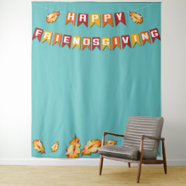 Gelukkig Friendsgiving Thanksgiving Fotocabine Bla Wandkleed