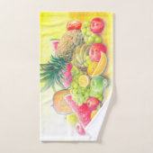 Gelukkig fruit bad handdoek (Handdoek)