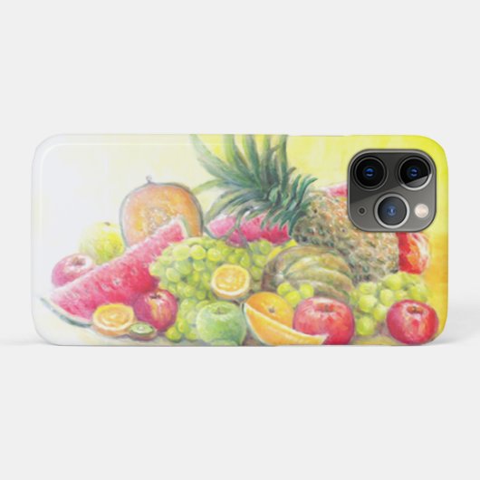 Gelukkig fruit Case-Mate iPhone case (Achterkant (horizontaal))
