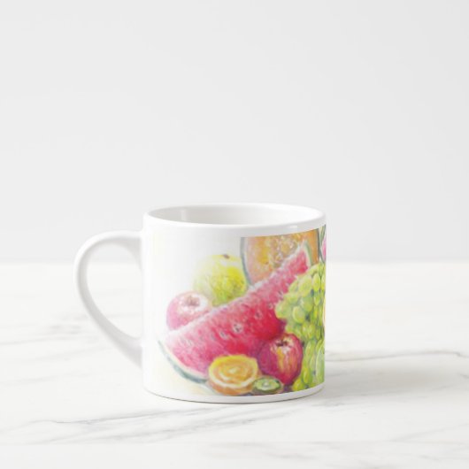 Gelukkig fruit espresso kop (Links)