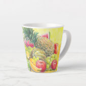 Gelukkig fruit latte mok (Rechterhoek)