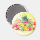 Gelukkig fruit magneet (Voorkant / Achterkant)