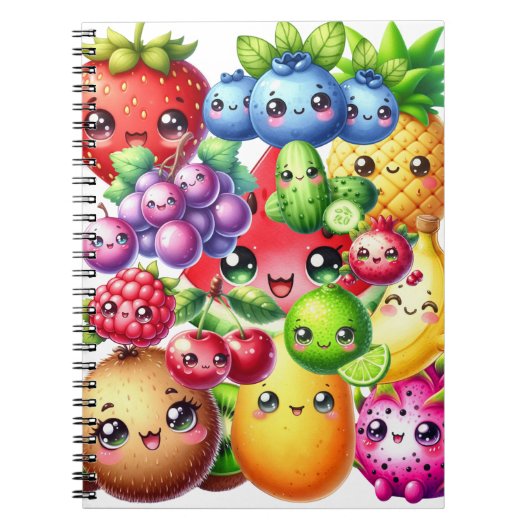 Gelukkig Fruit Notitieboek (Voorkant)