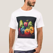 Gelukkig fruit op shirt (Voorkant)