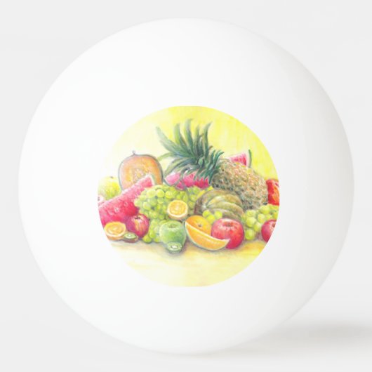 Gelukkig fruit pingpongbal (Voorkant)
