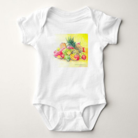 Gelukkig fruit romper (Voorkant)