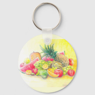 Gelukkig fruit sleutelhanger