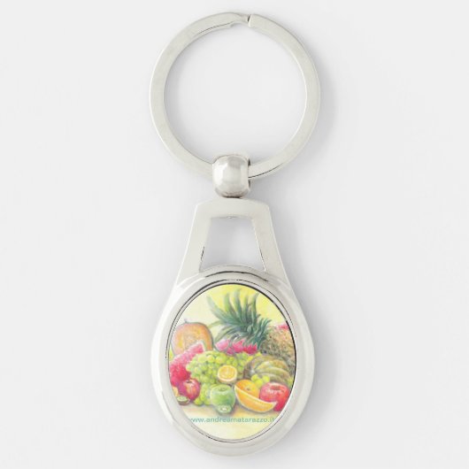 Gelukkig fruit sleutelhanger (Voorkant)