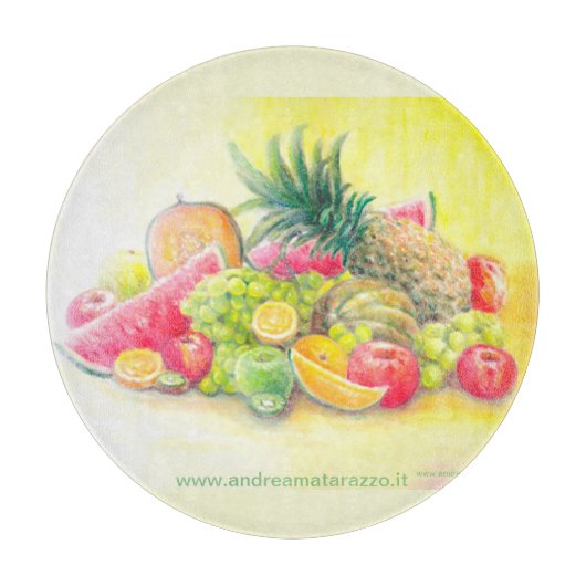 Gelukkig fruit snijplank (Voorkant)