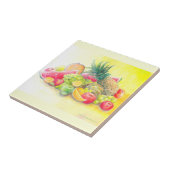 Gelukkig fruit tegeltje (Zijkant)