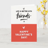 Gelukkig Galentines Dag Kaart (Gele Bloem)