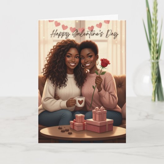Gelukkig Galentine's Dag Kaart (Voorkant)