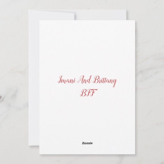 Gelukkig Galentines Day Foto Champagne Drinken BFF Feestdagenkaart (Achterkant)