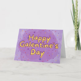 Gelukkig Galentine's Platoniets Valentijnkaart Kaart