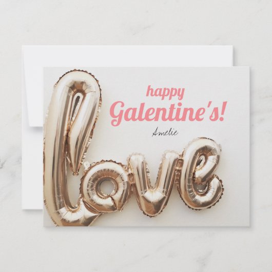 Gelukkig Galentine's Vakantiekaart Feestdagenkaart (Voorkant)