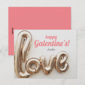 Gelukkig Galentine's Vakantiekaart Feestdagenkaart (Voorkant / Achterkant)