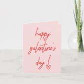 Gelukkig Galentine's Valentijnskaart Feestdagen Kaart (Voorkant)