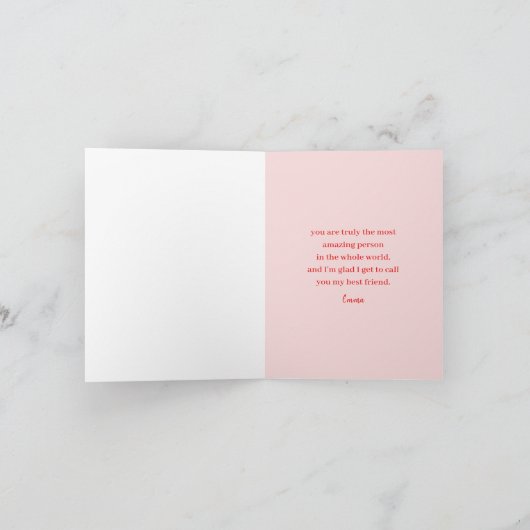 Gelukkig Galentine's Valentijnskaart Feestdagen Kaart (Binnen)