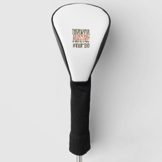 Gelukkig gebufferd en een beetje nerveus Thanksgi Golfheadcover